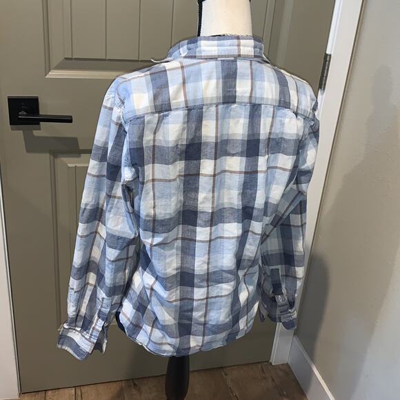 MARINE LAYER Plaid Flannel S - Picture 4 of 8